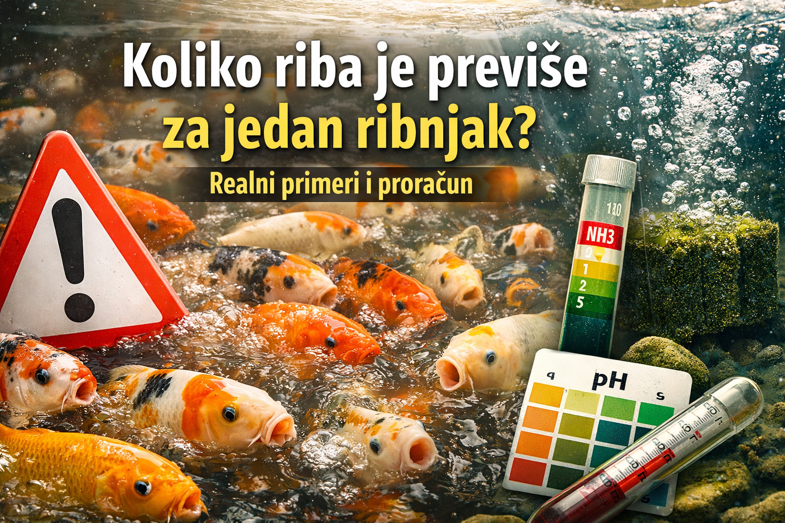 Koliko riba je previše za jedan ribnjak (realni primeri)