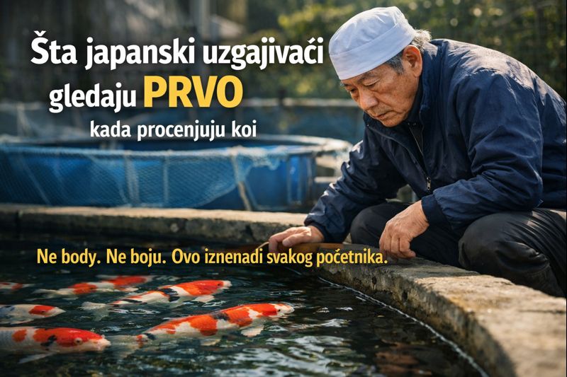 Šta japanski uzgajivači gledaju PRVO kada procenjuju koi