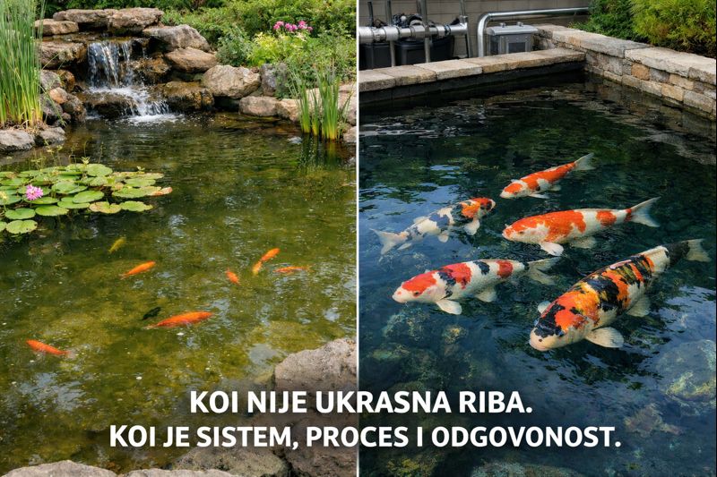 Zašto koi ne treba da se gaje „kao ukrasna riba“