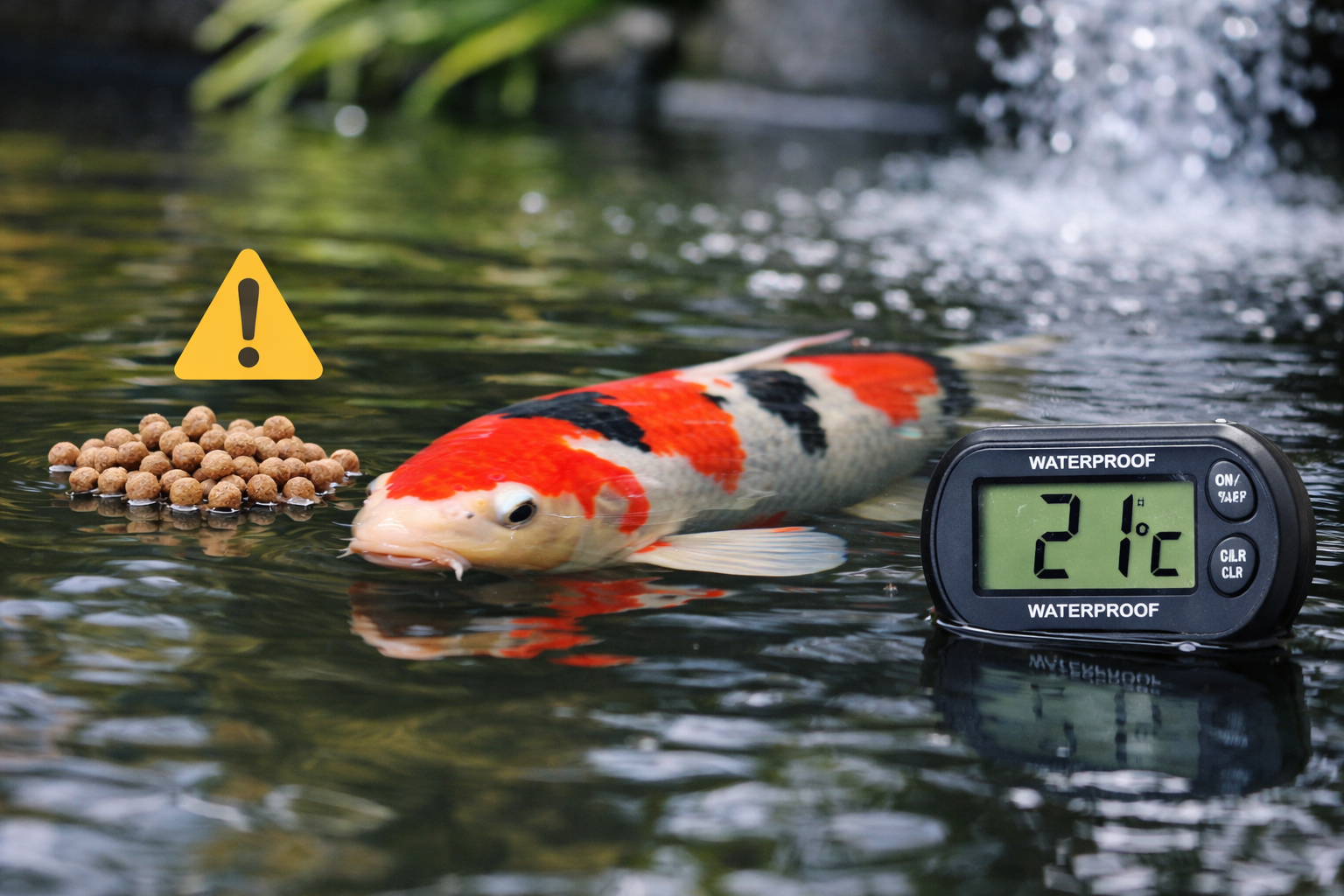 Zašto koi prestanu da jedu i kad temperatura nije niska